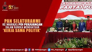 PAN Silaturahmi ke Markas PDI Perjuangan dalam Rangka Menguatkan 'Kerja Sama Politik'