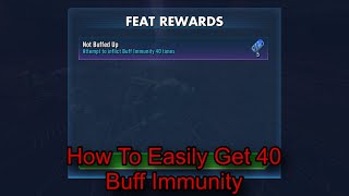 How To Easily Get 40 Buff Immunity in SWGoH.