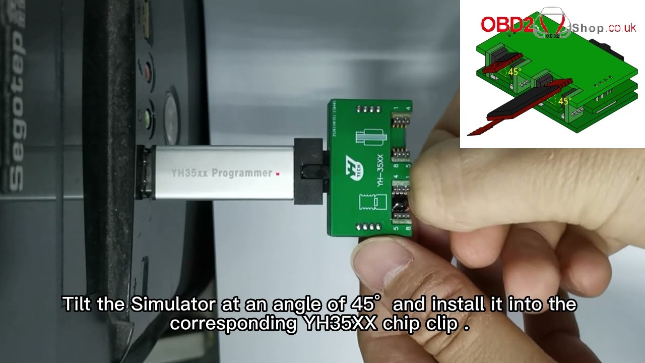 How to use Yanhua YH35XX Programmer + Simulator for 35128WT Read