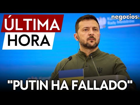 &Uacute;LTIMA HORA | Zelensky: "Putin ha fallado en su objetivo de dividir a Europa"