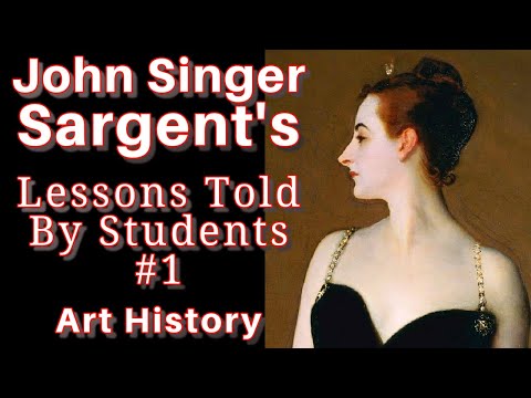 Master Lessons from John Singer Sargent Portrait oil painting technique (Art History Documentary)