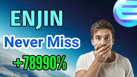 Enjin coin Holders Never Miss! || Enjin coin price prediction || ENJ coin news