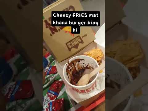 Burger King scam /  Hot N Cheezy Burger Bahut jyda Tasty hai...