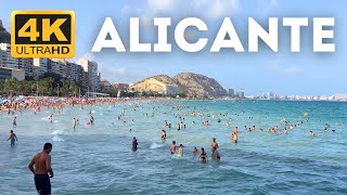 Strolling Along Postiguet Beach Promenade | Alicante, Spain