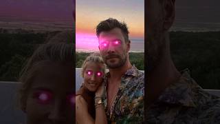Famous Laser Eyes: Chris Hemsworth and Elsa Pataky #shorts #viral #Chris #actor Wealth