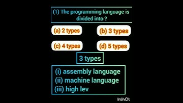 types of programming language #computerknowledge #computer #computerscience