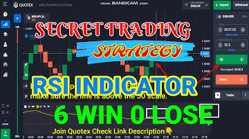 100% Win Rate Highly Profitable Secret Strategy | RSI + Secret Indicator - Binary options strategy