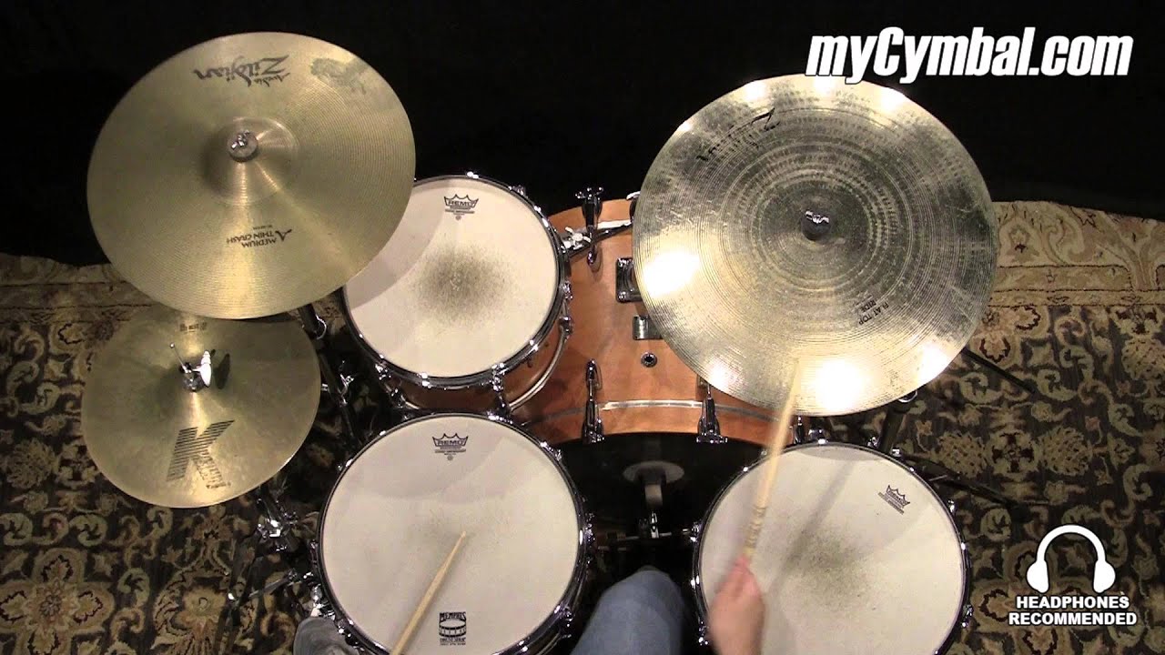 Used Zildjian 20" Platinum Flat Top Ride Cymbal (UZP1231071414S) YouTube