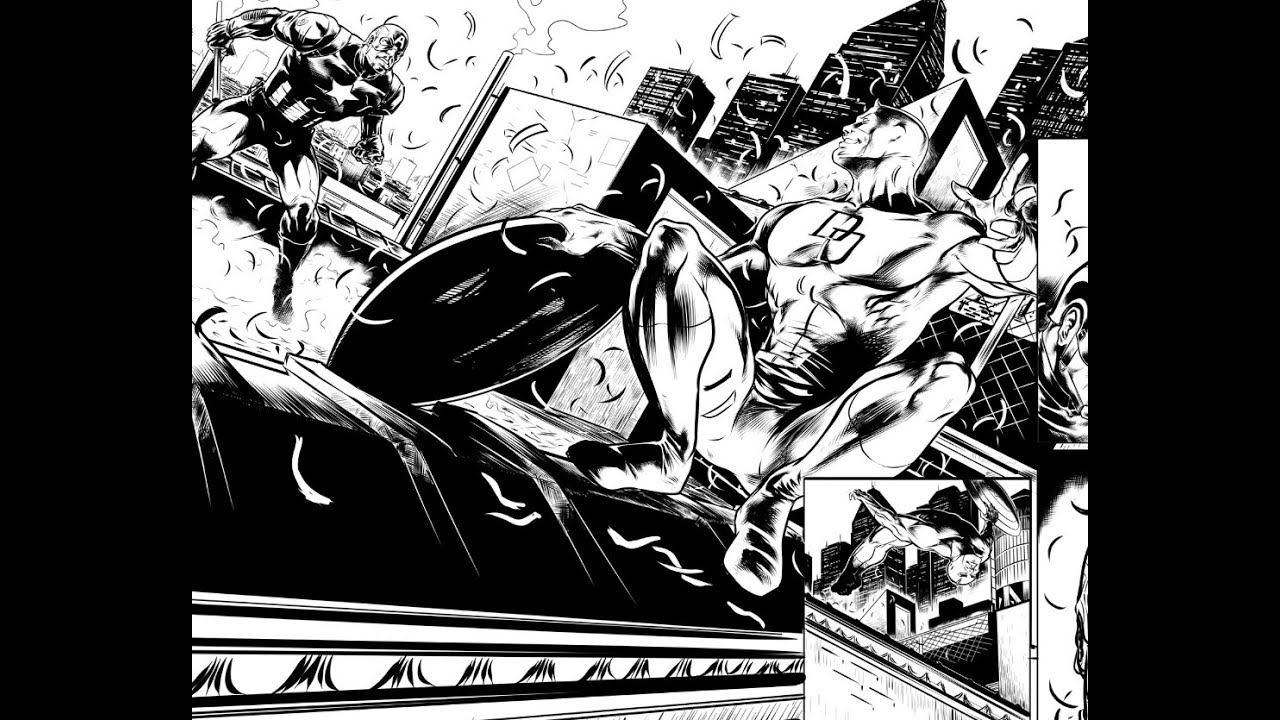 Live Color Session- More Capt. America vs Dare Devil by Oliver Borges