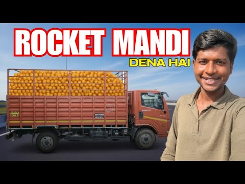 Rocket 🚀 Mandi Dena Hai 700 Km Chala Ke 🚚 || Orange Loading || #vlog 