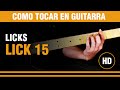 Licks de guitarra - Lick Nº 15 - Pentatónica Menor (Tutarras.com.ar)
