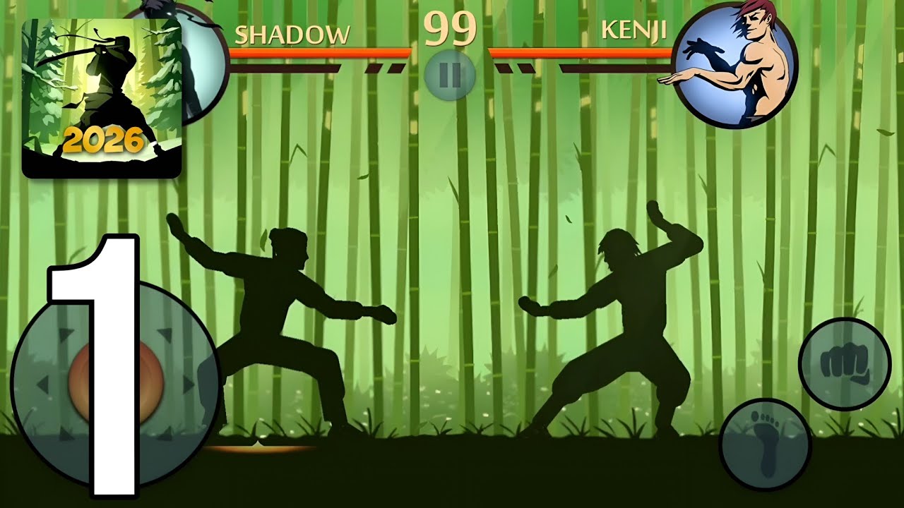 Shadow Fight 2 - Gameplay Walkthrough Part 1 - Act 1 (iOS, Android)
