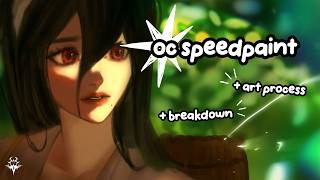 Drawing My OC | Speedpaint + Art Process Breakdown