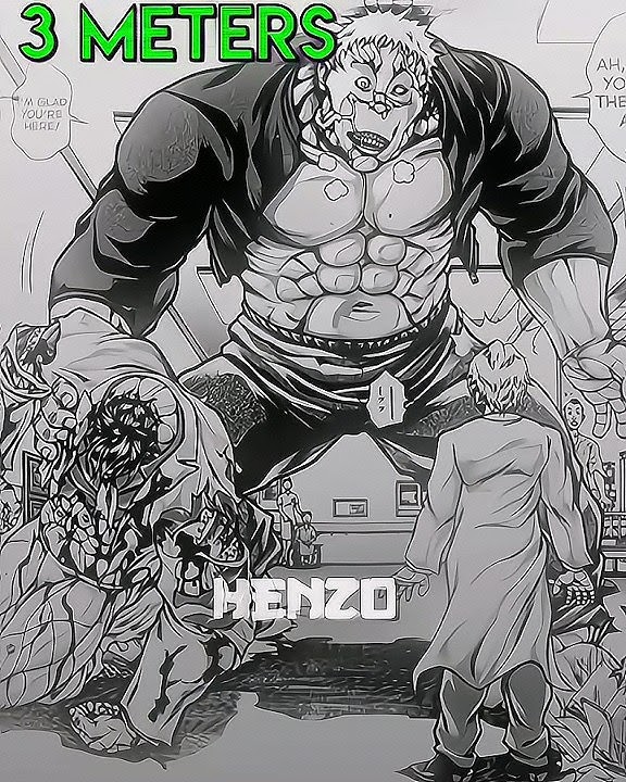 13years old kid with 3m height🔥🦍☠️ #baki #bakihanma #yujirohanma #bakidou2018 #manga #jackhanma