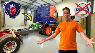 BUILDING A MID ENGINED SCANIA V8 POWERED VOLVO FH | PT2 | #truckertim