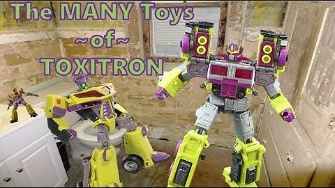 The MANY Toys of Toxitron - The Action Figure History of Toxitron from Transformers