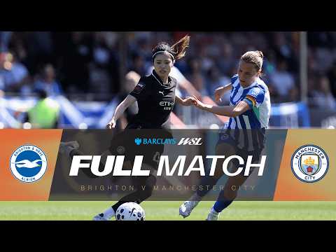 LIVE: Brighton & Hove Albion v Manchester City | Barclays WSL 25/26 — football video