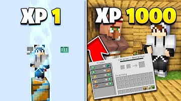 Minecraft One block SkyBlock , But Your XP = Border Size... (Part 5)