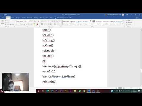 Data type  Conversion in Kotlin