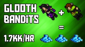 [Tibia Where to Hunt – MS/ED 150+] Glooth Bandits (1.4-1.7kk/hr @ 236 + 100k PROFIT!)