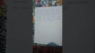 sample handwriting declaration for any job application