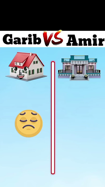 AMIR 😀 VS GARIB 🥸 #trending #shorts