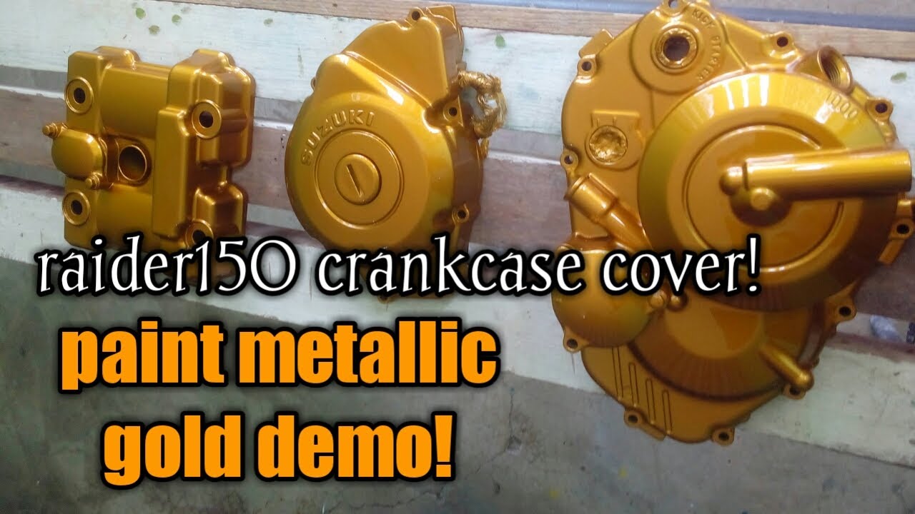PAANO MAG REPAINT NG CRANKCASE COVER//How to Paint crankcase cover