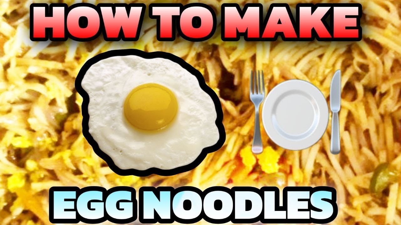 Egg noodles recipe YouTube