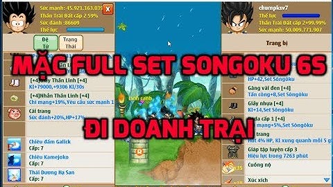 Ngọc Rồng Online - Siêu phẩm trái đất 50 tỷ sức mạnh đi doanh trại l Chumpksv7