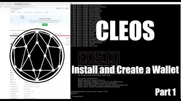 EOS Command Line - CLEOS Guide - Part 1 - Install and Create a Wallet