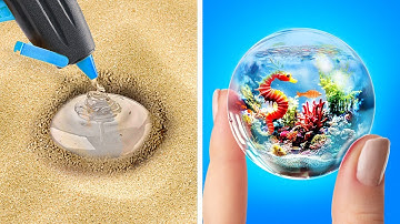 THE ART OF EPOXY RESIN & GLUE GUN 💙 CRAFTS YOU CAN MAKE 🌟