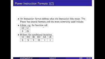 F06 / 3: 3.2 IBM Power instructions, part 1 (level 3)