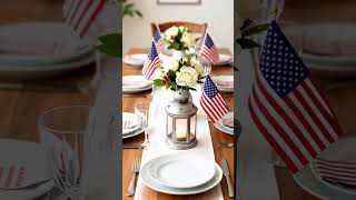 DIY Outdoor Patio Decor 🇺🇸 | 4th of July Party Ideas #dollartreediy #decor #patrioticdecor