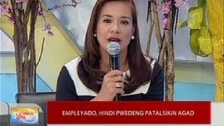UB: Iba't ibang karapatan ng mga manggagawa