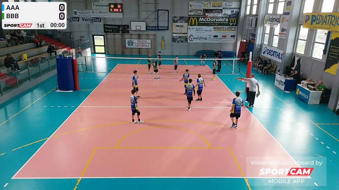 🔴LIVE U14M: Volley4all vs Toscana Garden Arno Livorno