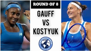 Coco Gauff vs Marta Kostyuk | Cincinnati Open 2026 | Tennis Prediction Today 