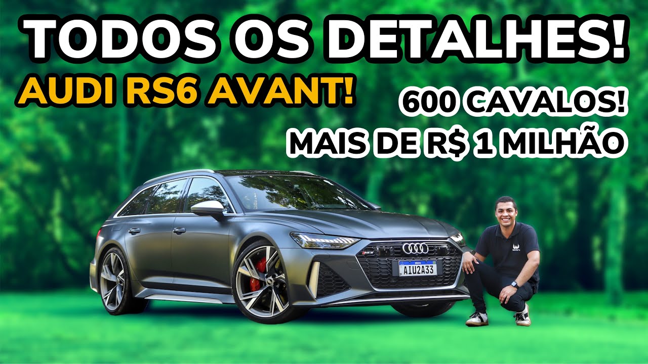 Audi RS6 Avant é esportivo disfarçado de perua que custa R$ 1,2 milhão;  teste