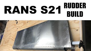 RANS S21 Rudder Build