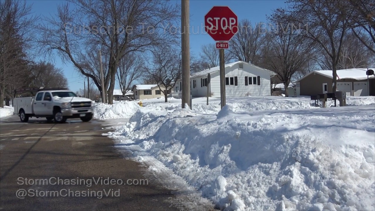 Northern Iowa Snow Cleanup - 4/16/2018