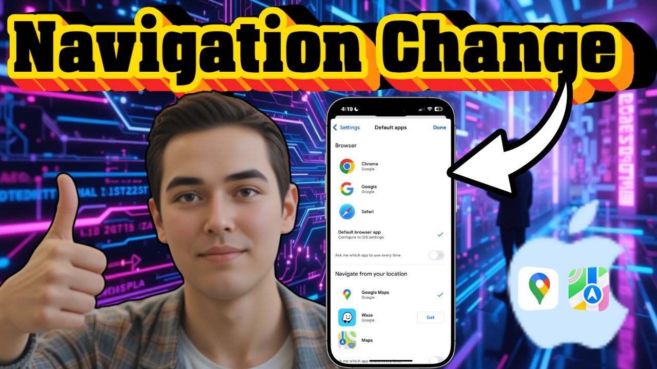 how-to-change-default-navigation-app-on-iphone-simple-steps-youtube