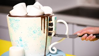 Hot Chocolate Made Of Cake & More Cozy Winter Baking Ideas How To Cake It Step By Step