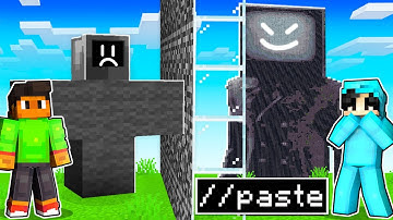 I CHEATED With //PASTE in a TV MAN Build Challenge!