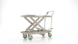 CART Stainless Steel Scissor Carts