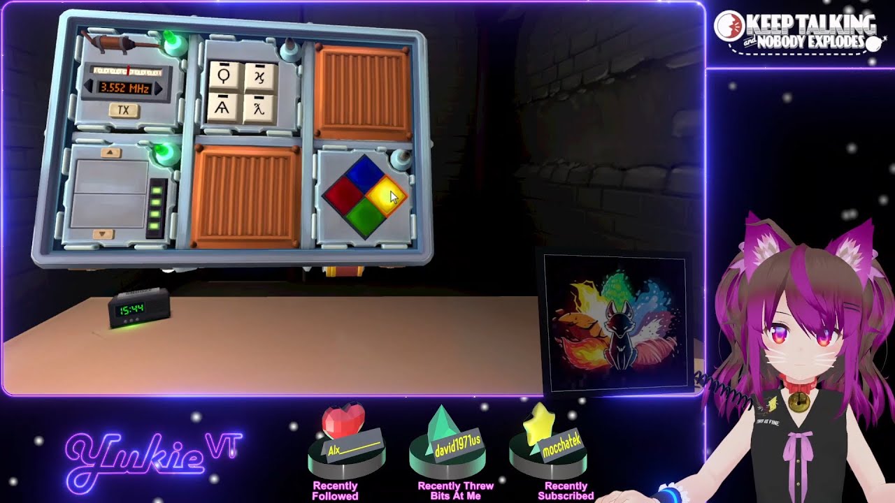 Cat stole the fox's energy and something bomb explode prevent (KTANE with FoxFinale)