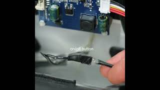 Conversion of a 2011 iMac into a monitor using native PSU, speakers and power button