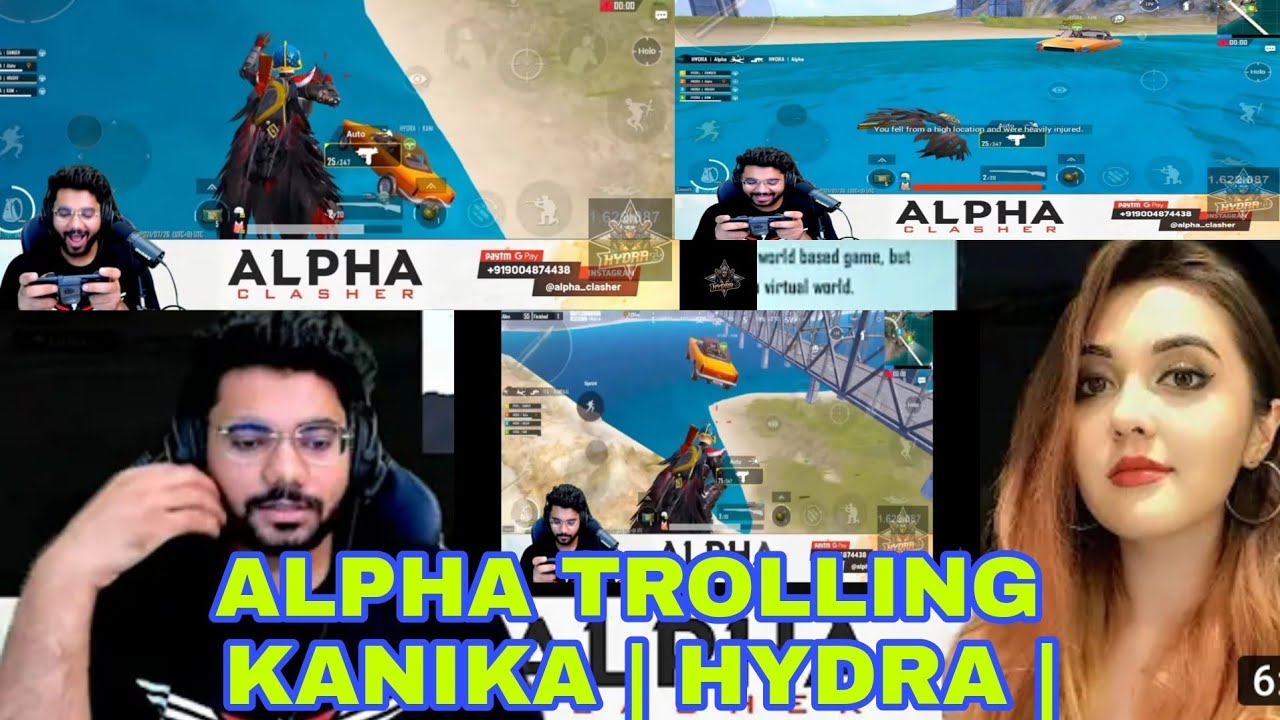 ALPHA TROLLING KANIKA || HYDRA BGMI SHORTS ||