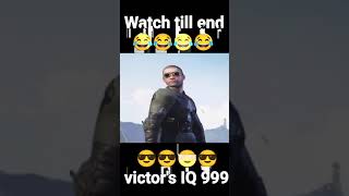 wait for victor's IQ😎 Pubg funny moments || victor's IQ level 999 videos | #shorts #victorsiq #bgmi