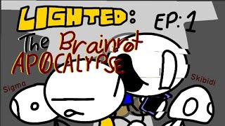 The Day of the rotting - Lighted: The Brainrot Apocalypse Episode 1 #animation #brainrot #zombie