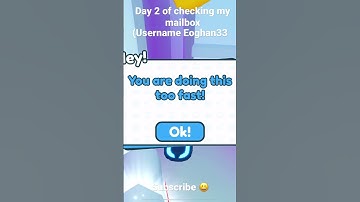 Day 2 of checking my mailbox