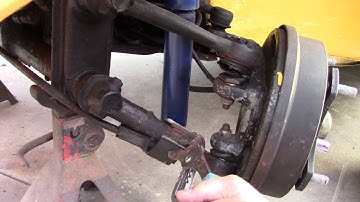 how to remove the sway bar. on a VW bug